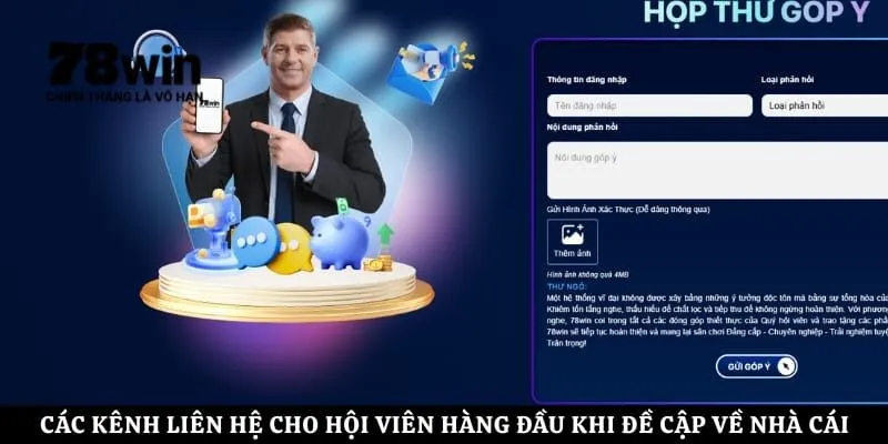 Các kênh liên hệ cho hội viên hàng đầu khi đề cập về nhà cái