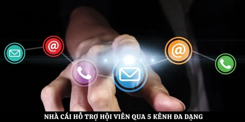 Nhà cái hỗ trợ hội viên qua 5 kênh đa dạng