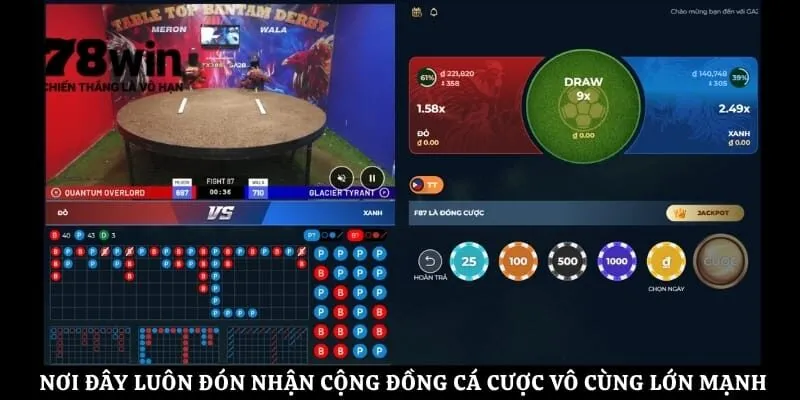 Nơi đây luôn đón nhận cộng đồng cá cược vô cùng lớn mạnh