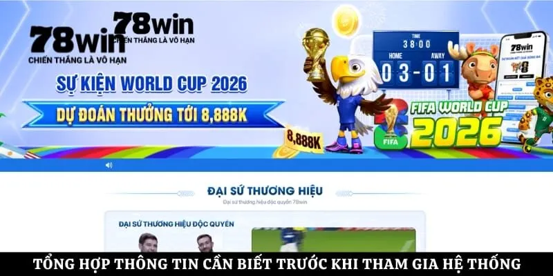 Tổng hợp thông tin cần biết trước khi tham gia hệ thống
